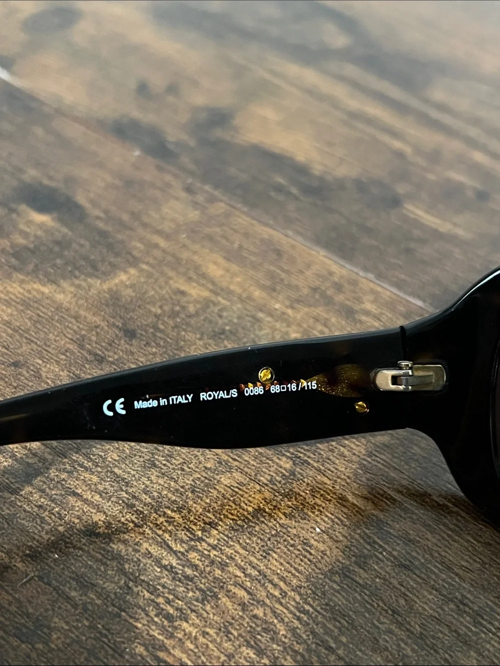 Juicy Couture Royals 0086 68[]16 /115 Brown Sunglasses with Gold Crest Accent